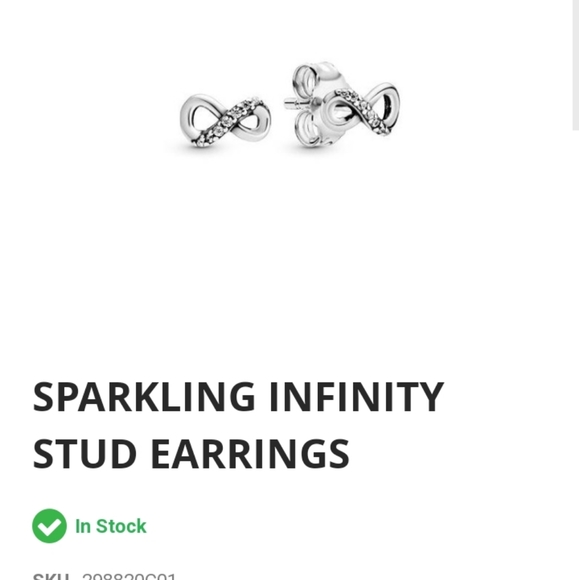 Authentic Pandora earrings - Picture 3 of 4